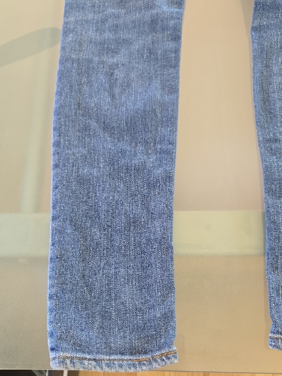 Roxy Light Blue Denim Jeans with Leather Logo Patch - Picture 6 of 12